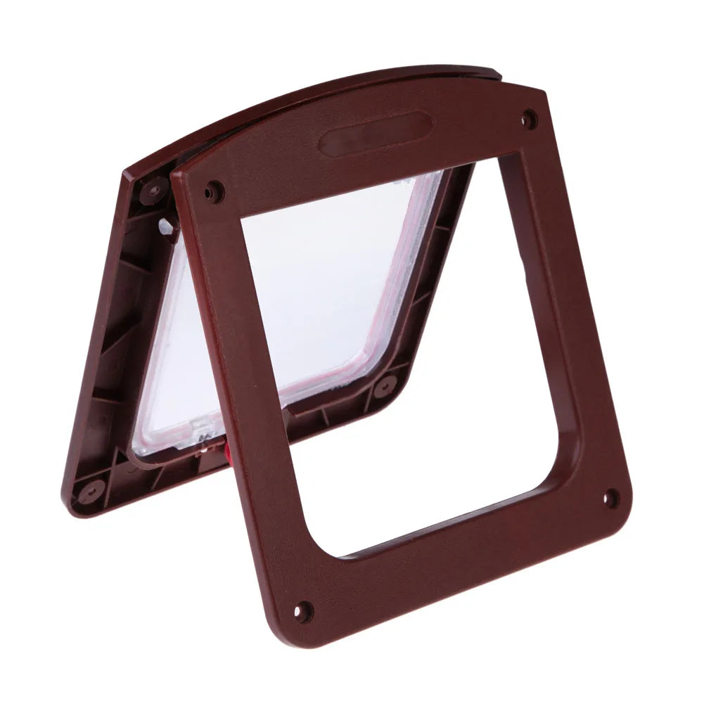 Dog Interior Door Lockable Pet Door Small Pet Gate Door Kit for Cats & Dogs