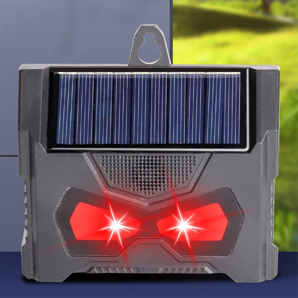 Solar Ultrasonic Animal Repeller Cat Repellent Outdoor with LED Flashing Light Deer Dog Squirrel Skunk Cat Repellent Devices