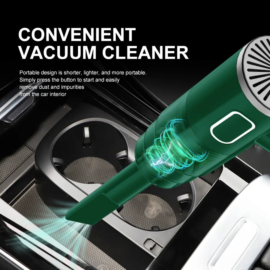 ABS Car Vacuum Cleaner Portable Powerful Wireless Vacuum Cleaner Home Carpet Cleaner Home Appliance Mini Cleaning Machine