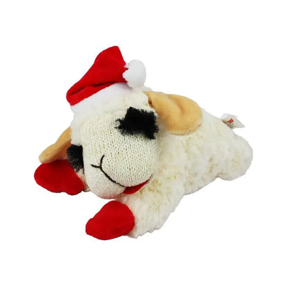 Lamb Chop Plush Dog Toy with Squeaker Interactive Puppy Toy for Small Medium Dogs Cute Soft Chew Toy for Pets