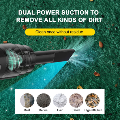 ABS Car Vacuum Cleaner Portable Powerful Wireless Vacuum Cleaner Home Carpet Cleaner Home Appliance Mini Cleaning Machine