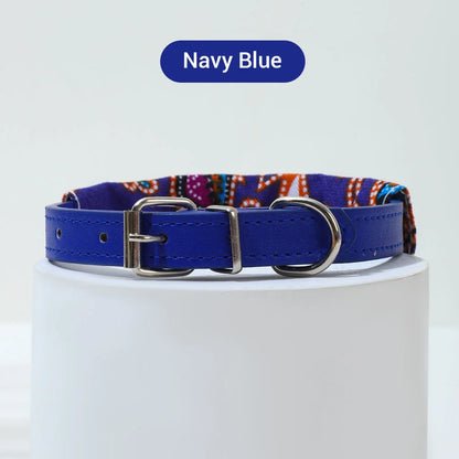 Adjustable Pets Bandana Collar PU Neck Scarf
 Triangle Scarf XS-L