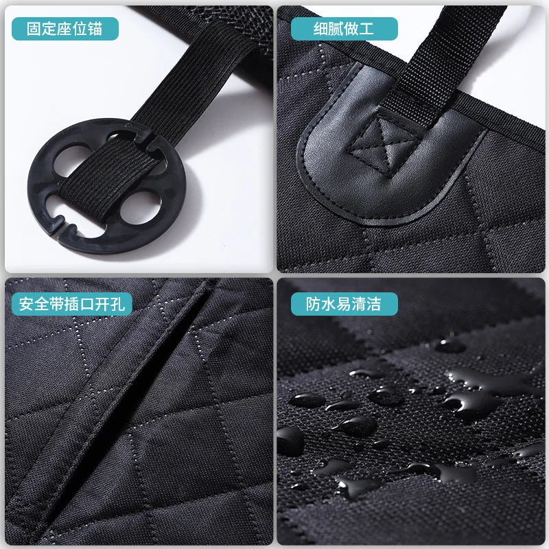 Dog Car Seat Cover Waterproof Pet Cat Carriers Travel Mat Hammock for Small Medium Large Dogs Car Rear Back Protector Safety Pad