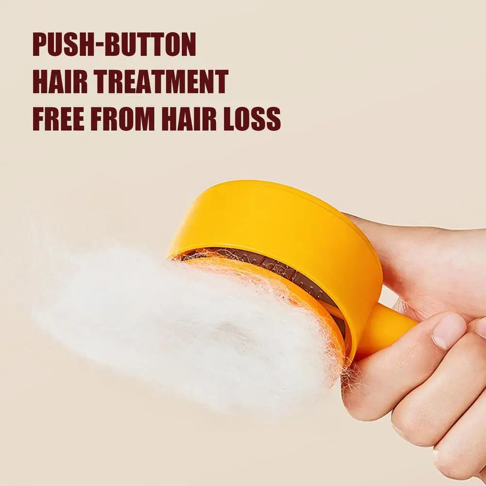 Hair Removal Comb Self Cleaning Slicker Brush For Dog Cat Hair Brush Dog Hair Removal Comb Deshedding Brush Pet Grooming Brush