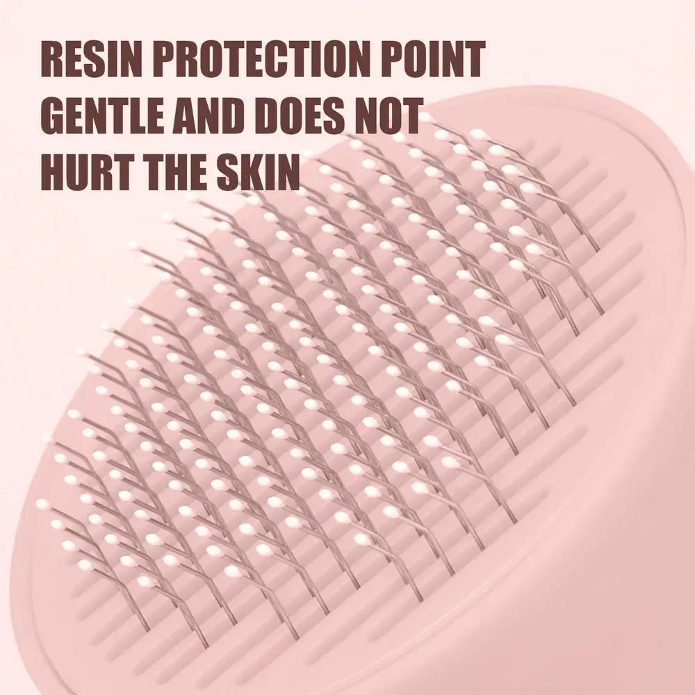 Hair Removal Comb Self Cleaning Slicker Brush For Dog Cat Hair Brush Dog Hair Removal Comb Deshedding Brush Pet Grooming Brush