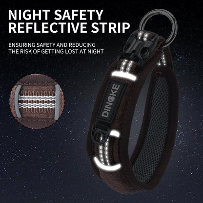 CP573--New Arrival Pet Dog Collar with High Density Webbing, Wide Kind Collar for 11-26 Neck Circumference.