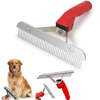 Dog Brushes for Grooming Large Dogs  Steel Comb for Golden Retriever Husky German Shepherd