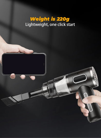 ABS Car Vacuum Cleaner Portable Powerful Wireless Vacuum Cleaner Home Carpet Cleaner Home Appliance Mini Cleaning Machine