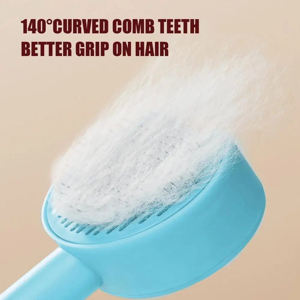 Hair Removal Comb Self Cleaning Slicker Brush For Dog Cat Hair Brush Dog Hair Removal Comb Deshedding Brush Pet Grooming Brush