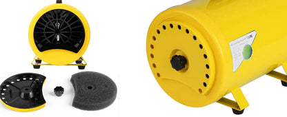 Dog Hair Dryer, 3.8HP 2800W Pet Grooming Blower for Large Dogs Hair Force Blaster with Heat, Stepless Speed Adjustable