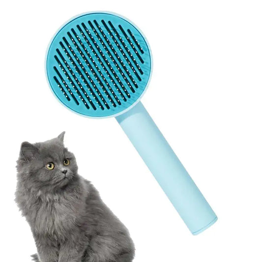 Hair Removal Comb Self Cleaning Slicker Brush For Dog Cat Hair Brush Dog Hair Removal Comb Deshedding Brush Pet Grooming Brush